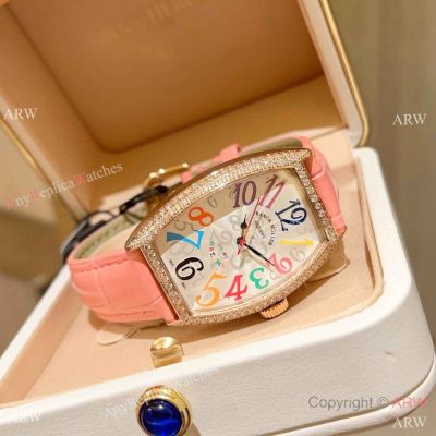 New Replica Franck Muller Curvex Color Dreams Ladies Watches 32x39mm